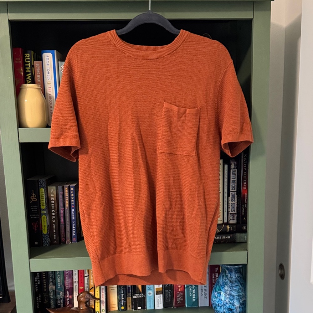 Old Navy Knit Rust Short Sleeve Tee